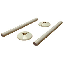 2 x 15mm Radsnaps and Collars WHITE