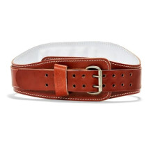 Power Contour Leather Lifting Belt 6in W x 44in-50in Waist (2X-Large)