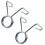 VIPER Spinlock collars 2" ALEX 2" Olympic Spring Collars Clamps Barbell Dumbell Weight Bar 2" 1