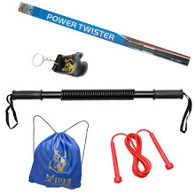 viper Power Twister Stretch Spring Bendy Bar Gym Home Fitness Exercise (60 Kilograms)