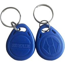 OBO HANDS Proximity EM4100 EM4102 125KHz RFID EM-ID Card RFID Key Chain Keyfob Read Only Pack of 10 (10 Pieces of Blue)