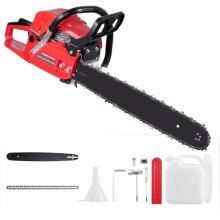 wowspeed 2400W Petrol Chainsaw, 52cc Powerful Gasoline Chain Saw, 2 Stroke Chainsaws Cordless with 550ml Fuel Tank, Gas Chainsaw for Forest Cutting