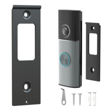 Doorbell Metal Backplate Replacement for Wired Doorbell Plus(2nd Gen) /Pro(3rd Gen), Doorbell Bracket Accessories with Screw Mounting for Houses