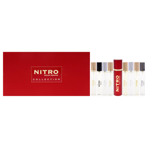 Nitro Collection Dumont Men 9 Pc Mini Gift Set 8x0.34oz EDP, Case