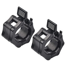 Hsthe Sea 2 Pcs Barbell Clamps,25 mm Fast Release Barbell Collar Clips, Non-Slip Barbell Locking Plates Collar Clips for Workout Weightlifting,