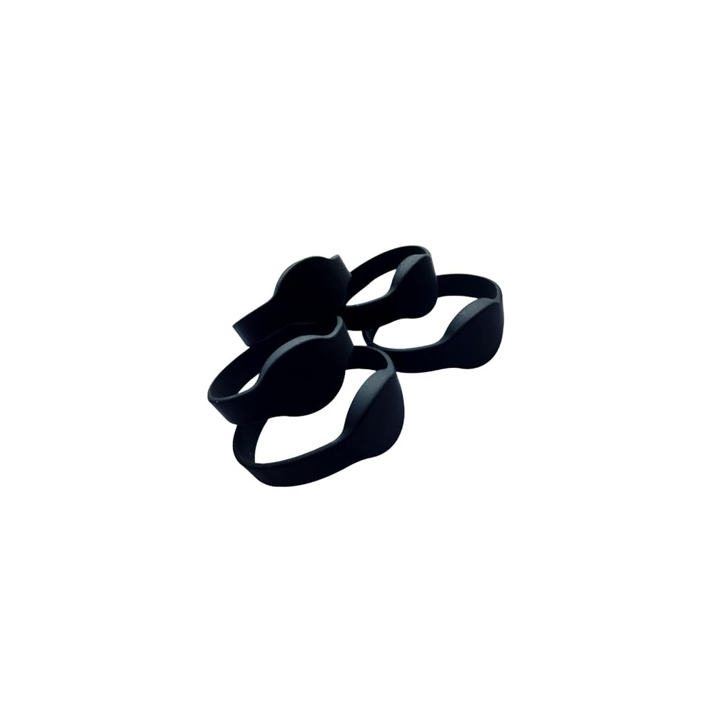 Yarongtech Rfid Bracelet, 125Khz Em4100 Rfid Silicone Wristband For Access Control (Pack Of 5) (Black) 742186938363