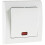 Chilitec Delphi Control Switch with Light/with Frame/Flush-Mounted White 19719 1