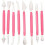 AKORD Cake Decorating Sugarcraft Modelling Tools Kit 8 Pieces Pink 1