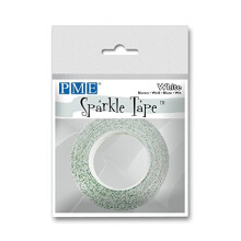 PME Sparkle Tape White,8 x 1 x 8 cm