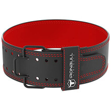 Quick Release Weightlifting Belt PRO - 7mm Fast Lever Lifting Belt - 4-inch Wide Suede Leather Back Support - For Powerlifting, Weight Training, Gym