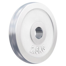 GORILLA SPORTS Weight Plates - 1,25kg, 2kg, 2,5kg, 5kg, 10kg, 15kg, 20kg, 25kg, 30kg, Single or Set, 30mm, Chrome - Weight Discs, Dumbbell Barbell