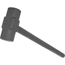 GORILLA SPORTS Gym Hammer - 6 kg, 8 kg, 10 kg, 12 kg, 15 kg, 20 kg, 25 kg, 30 kg, made of Forged Steel, Plastic-Coated - Sledgehammer, Functional