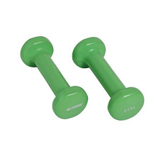 Schildkröt Fitness Vinyl Dumbbell Set, 2 x 1.0 kg, Green, 960005