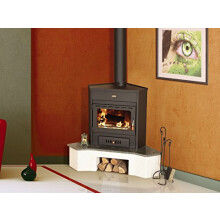 Wood Burning Stove Corner Model Log Burner Solid Fuel 12kw Prity AMB