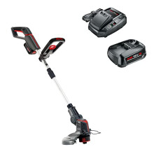 AL-KO GT 1825 Cordless Grass Trimmer 18 V Li-Ion Battery (Battery and Charger Included), 25 cm Cutting Width, Telescopic Shaft, Tip Automatic,