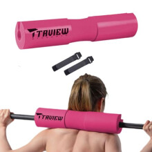 Barbell Pad for Squats, Lunges and Hip thrusts Great for Squats, Lunges, Hip Thrusts, Weight Lifting & More - Fit Standard and Olympic Bars Perfectly