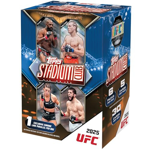 2025 Topps Stadium Club UFC - Fabrikversiegelt - Wertbox