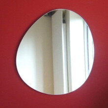 Super Cool Creations Round Pebble Mirror 28cm x 24cm