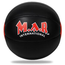 MAR | Genuine Leather Medicine Balls, Essential Home Gym Fitness Equipment for Abdominal Strength and Muscular Endurance Improvement, Workout Ball for