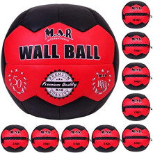 MAR | Soft Shell Wall Ball Medicine Ball, Essential Home Gym Fitness Equipment Workout Ball for Abdominal Strength, Muscular Endurance Improvement,