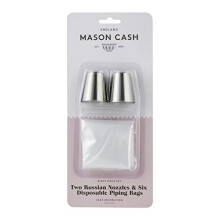 Mason Cash Set of 2 Russian Nozzles and 6 Bags