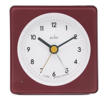 Acctim Barber Analogue Alarm Clock Smartlite Crescendo Easy Set Alarm (Spice)