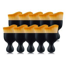 Car Brush, Car Interior Cleaning Tool, Car Cleaning Brush Dust Collector, Curved Design Dirt Dust Cleaning Brush,