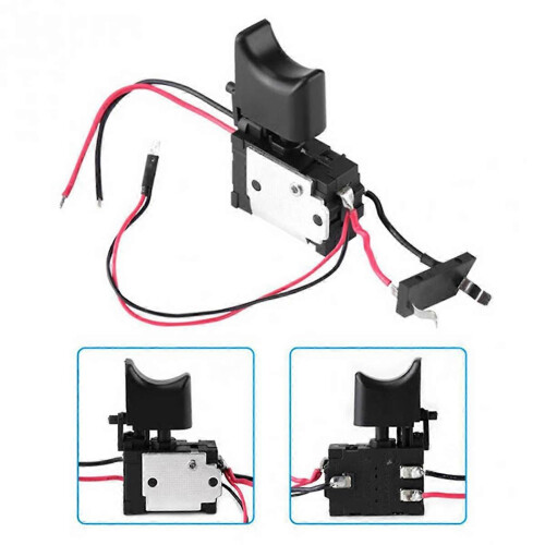 2Pcs Electric Drill Control Switch DC 7.2 V-24 V 16A Cordless Drill Trigger Switch Speed Control Button for Power Tools 1