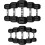 TNP Accessories Rubber Hexa Hex Dumbbells (Pair) Weight Set Solid Dumbbell (28KG) 1