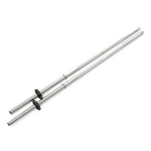 BODYPOWER 5' Hollow 2 Piece Standard Spinlock Bar with Collars