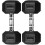TnP 2 x 28KG Hex Dumbbells Rubber Encased Solid Weights Sets Hexagonal Hexa Dumbbell Set Gym 1
