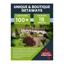 Activity Superstore Unique & Boutique Gift Experience Voucher for Two, Available at 100+ UK Locations, Experience Days, Couples Gifts, Birthday Gifts