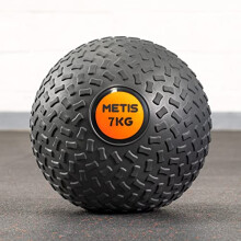 METIS Fitness Slam Ball – 3kg to 20kg | Low Bounce Medicine Ball – Core Strength Training (7kg)