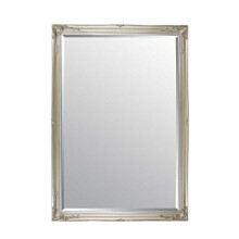 MirrorOutlet Large Ornate Silver Bevelled Wall Mirror—Large Size,ornate Decorative for Lounge, Dining Room, Bathroom, Bedroom, and More — 201cm X