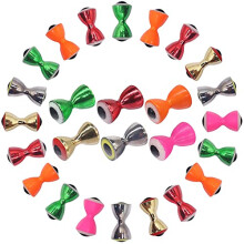 XFISHMAN Dumbbell-Eyes-Fly-Tying-Materials- Pseudo-Eyes-Barbell-Eyes 36pcs Assorted Colors Various Sizes (Medium - 3/16" (4.8mm) 36 Eyes per Pack.)