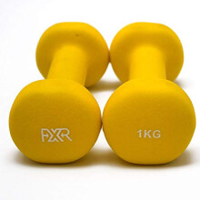 FXR Sports Neoprene Dumbbells 0.5kg - 10kg (2x1kg)