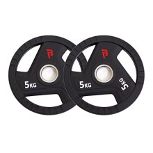 BODYPOWER 5Kg Urethane Olympic Discs (x2)