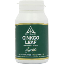 Bio-Health Ginkgo Leaf 450mg Circulation & Energy Support 120 Capsules