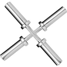 TnP Accessories 2" Olympic Dumbbell Bar Pair with Collars - Chrome, Adjustable, and Perfect for Home Gym Strength Training Adjustable Weights (PAIR OF