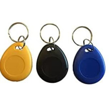 10 X NTAG 216 KEYFOBS - Choose Your Colour (Black)