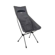 Vango Micro Steel Tall Camping Chair, Lighweight, Strong Foldable to Compact Size, High Back Design Garden Chair Perfect for Festivals, Fishing,