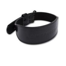 Myprotein Premium Leather Lifting Belt for Strength Training | Large (32-40 inches) | Durable Leather Weightlifting Belt for Squats, Deadlifts & Core