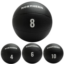 =NORTHERN= Medicine Ball 4kg-10kg - Weighted Ball for Core Strength, Ab Workouts, Strength Training & Home Gym Exercises