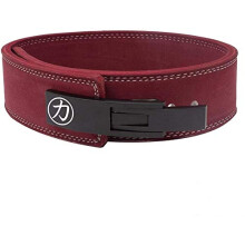 Strength Shop 10mm Lever Belt 3" Wide Wine Red - IPF Approved (Medium)