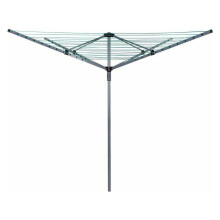 SASONS? 60m 4 Arm Rotary Washing Line Dryer, Heavy Outdoor Garden Laundry Airer, Metallic Folding Green Clotheslines Drying Airers Horse Rail Rack,