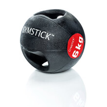 Gymstick Unisex Adult Medicine Ball With Handles - Multi-Colour, 6 kg