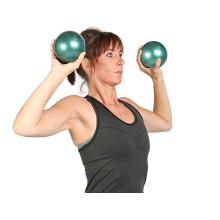 MSD Softmed 2kg Soft Medicine Ball 12cm Inflatable Ball Weights Pilates Fitness