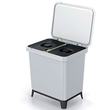 KEDEN 2x10L White Recycling Sorter System