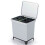 KEDEN 2x10L White Recycling Sorter System 1