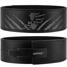 Jaffick Lever Lifting Belt – Power 10mm Extreme Heavy Duty Genuine Leather Lower Back Support for Squats, Bench Press, Deadlifts Bodybuilding